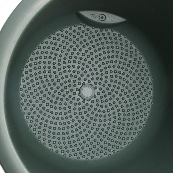 june round high 30cm verde smeraldo